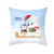 Gm142 Christmas Pillow Cover Custom Cute Christmas Snowman Sofa Cushion Throw Pillowcase Cross-Border Hot Sale