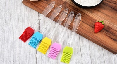 Barbecue Milk Oil Brush Silicone Brush Crystal Transparent Handle Butter Sweep Oil Brush Cream Sauce Sweep Oil Brush