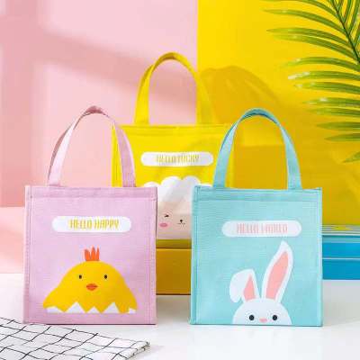 Thickened Cute Pet and Animal Insulation Bag Outdoor Picnic Preservation Portable Ice Bag Office Lunch Box Bag Student Lunch Bag