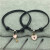 A Pair of Simple Couple Bracelet Keys Heart-Shape Lock Bracelet Jewelry Bracelet Wholesale Cross-Border Supply Jewelry