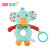 Skkbaby Multi-Functional Animal Style Grip round Handbell 0-2 Year Old Baby Baoanfu Doll Plush Toy Wholesale