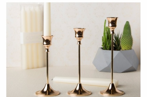 single-head candlestick candle holder dining table european-style decorative model room soft decoration