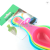 5pcs Honbay Measuring Spoon Foldable Colored Plastic Seasoning Spoon Teaspoon Sets For Baking 