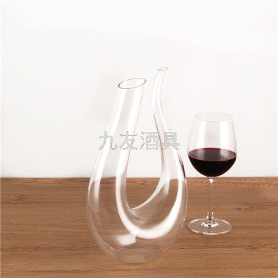 Red Wine Decanter Crystal Swan Harp Decanter