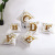 Gm179 Popular Nordic Style Golden English Letters Digital Printing Sofa Cushion Peach Skin Fabric Pillow Cover
