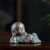 Tea Pet Flower Pet Piano Chess Painting and Calligraphy Little Monk Maitreya Buddha Ornaments Supportable Creative Ru Ware Ge Kiln Opening Film Tea Utensils