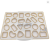 Hot Sale OEM DIY 3D Various Shape Hand-press Plastic Donut Maker Cutter Mold Cookie Cutting Sheet 