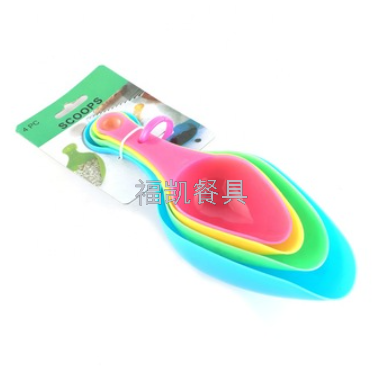 5pcs Honbay Measuring Spoon Foldable Colored Plastic Seasoning Spoon Teaspoon Sets For Baking 