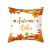 Gm174 New Thanksgiving Pillow Cover Yellow Pumpkin Sunflower Office Cushion Cover Sofa Cushion Cover