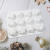 12-Piece Flower Flowers and Plants Silicone Mold Candy Jelly Pudding Cake Mold Soap Dessert Chocolate Mold