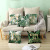 Gm073 Sofa Pillow Cases Nordic Green Plant Cushion Cover Office Throw Pillowcase Amazon Hot