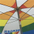 Beach Umbrella 40-Inch Beach Umbrella Colored Mosaic Pattern