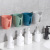X22-1231 Multi-Function Storage Cup Punch-Free Seamless Suction Wall Toothbrush Cup Bow Drain Storage Cup