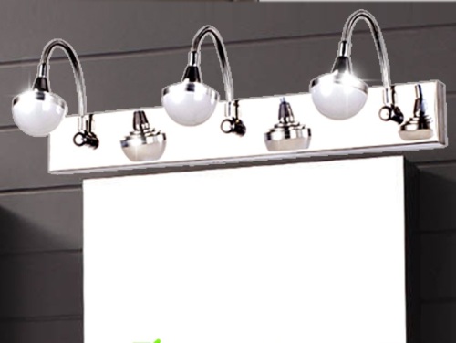 Led Mirror Front Lamp Stainless Steel Modern Minimalist Mirror Lamp Bathroom Bathroom Bathroom Mirror Cabinet Wall Lamp 