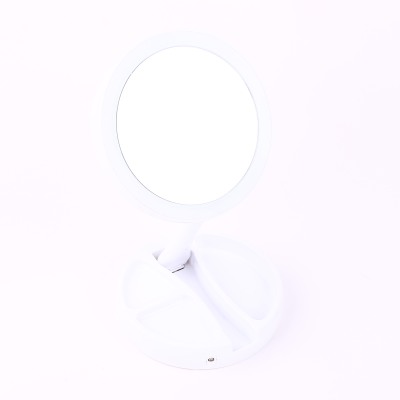 Double-Sided Dual-Use Folding Makeup Mirror
