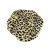 Fashionable and Comfortable Leopard Print Satin Water-Repellent Cloth Lining Elastic Environmental Protection Shower Cap