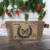 Peicheng Craft Wooden Craftwork Zakka Grocery Creative Old Wooden Box Flower Arrangement Wooden Barrel Decoration Craft