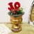 European-Style Retro Golden Trophy Flower Pot Home Decoration Living Room Decoration Filming Prop Decoration Metal Pots