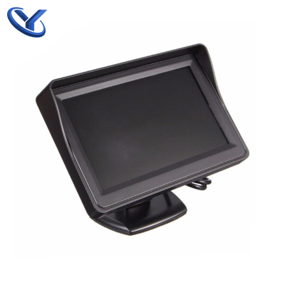 4.3-Inch Desktop with Sun Shade Car Load Universal Monitoring LCD Monitor Reversing Priority Two-Way Input
