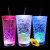 Double-Layer Straw Cup 460 Ml New Cat Ear Straw Cup Double Plastic Straw Cup