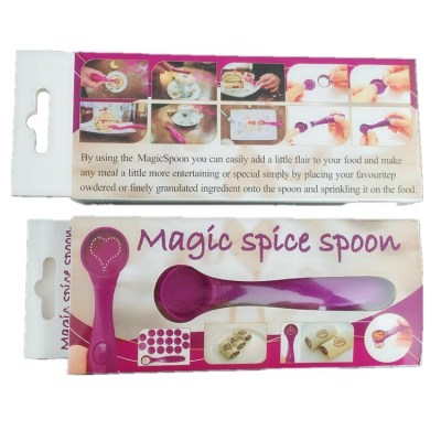 Magic Spice Spoon Electric Coffee Cake Flowers Spoon Portable Printing Machine
