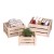 Wooden Frame Boxes of Fruit Display Sundries Best-Choice Solid Wood Storage Box Vintage Distressed Storage Box Decoration Show Window Decoration