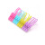 2127 Rope Clothes Clip Windproof Clothes Clip Travel Plastic Clip Clothes Pin Random Lock 12 PCs