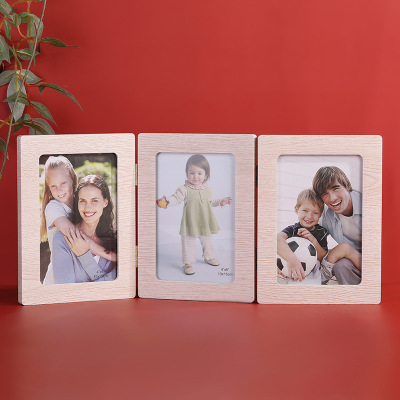 2020 New Creative Blister Photo Frame Horizontal Triple Frame Living Room Bedroom Study Table Photo Frame and Picture Frame Wholesale