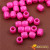 Colorful Acrylic round Large Hole Barrel Beads DIY Wig Beads Braid Decoration Flower Bead Hair Extension Beads