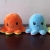 Reversible Doll Double-Sided Flip Octopus Doll Angry Octopus Marine Plush Toy Wholesale Spot Goods 20cm