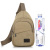 Canvas Chest Bag for Men and Women Leisure Change Phone Holder for Backpack Outdoor Sport Climbing Travel Sling Bag Messenger Bag Cross-Body Bag Tide