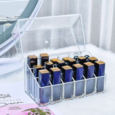 Factory Direct Sales Lipstick Lip Balm Perfume Box Ladies and Girls Cosmetics Desktop Finishing Sale Display Box Storage Box