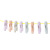 30 PCs Plastic Strong Socks Bed Sheet Windproof Clip Household Drying outside the Window Towel Clothes Fixing Clip Set