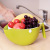 Double-Layer Kitchen Wash Fruit Scoop Vegetable Basin Household Vegetable Basket Rice Washing Machine Creative Fruit Plate