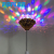 LED Golden Little Magic Ball with Hose Foldable Colorful Rotating Stage Light Stage Lamp KTV Bar Bell Lamp Wide Pressure