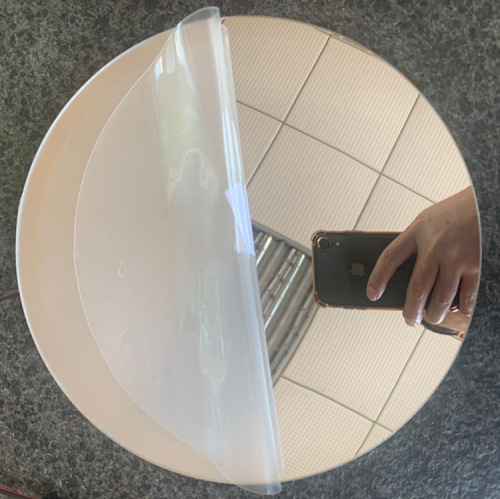 petg plastic lens glass lens magnifying glass safety environmental protection plastic lens soft mirror wall sticker