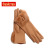 Plush Women's Finger Gloves Warm Student Solid Color with Fur Thick Gloves Deerskin Velvet Plush Warm Gloves