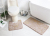Hot Stamping Marble Pattern Floor Mat Toilet Toilet Set Creative Design Carpet