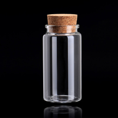 Borosilicate Glass Bottle 100ml Cork Narrow-Mouth Bottles Quality Candy Jar Wishing Bottle Bottle