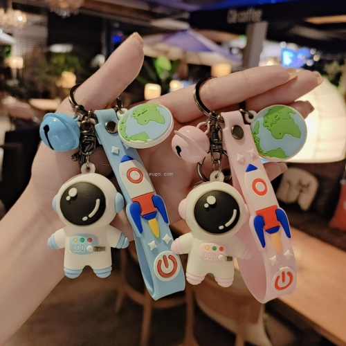 korean creative astronaut spaceman keychain key chain gift bag pendant wholesale