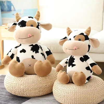 New Arrival Hot Sale Cute Habi Calf Plush Toy Doll Simulation Cute Pet Cow Doll Gift One Piece Dropshipping