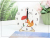 New Product Cartoon Wooded Clock Student Learning Creative Little Alarm Clock