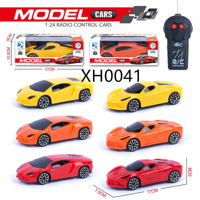 Two-Way Remote Control Car 1:24 Simulation Electric Remote-Control Automobile Model Wholesale Stall Toys Pinduoduo Promotion
