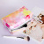 New Cosmetic Bag Creative Ins Tie-Dye Gradient Clutch Cute Girl Star Sequins Waterproof Storage Bag