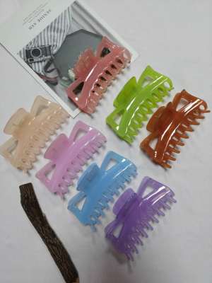 Factory Direct Sales Japan and South Korea Admit Simple Hair Accessories Large Grip Crab Clamp