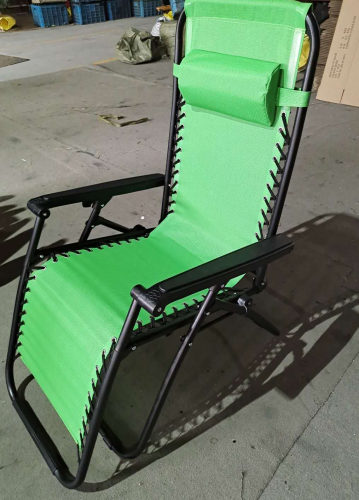 Teslin Recliner Office Lunch Break Dual-Purpose Recliner Foreign Trade Folding Beach Chair Simple Chair 