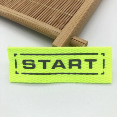 High Quality Ribbon Printing Label Fluorescent Color Label   START