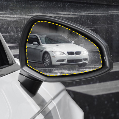 Car Waterproof Membrane Anti-Fog Film Nano Rearview Mirror Rainproof Film Rear View Mirror Glass Waterproof Agent Car