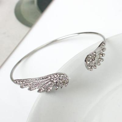 Korean Fashion Accessories Angel Wings Diamond Bracelet Personalized Opening Shining Diamond Wings Bracelet