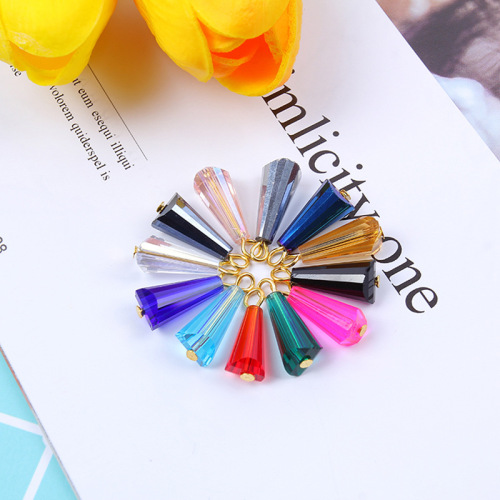 Simple Fashion Crystal Glass Pagoda Nine-Child Needle Accessories Elegant Smart Glossy Photosensitive Beads Ornament Accessories 